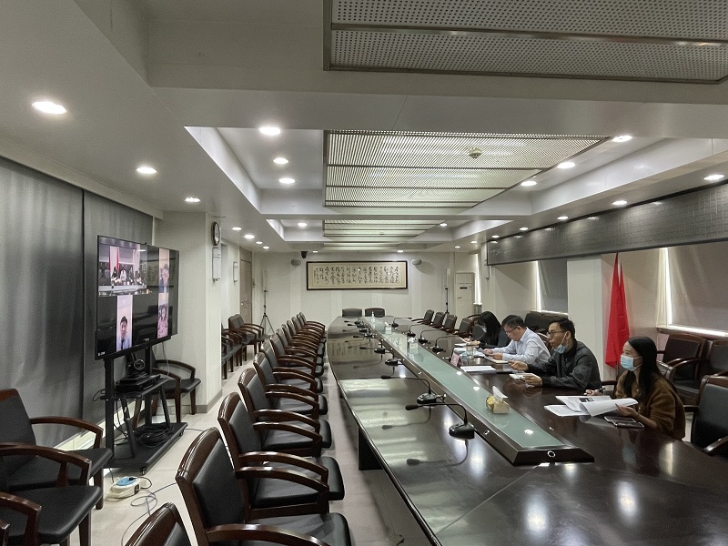 互聯(lián)網(wǎng)—防城港支局—國(guó)家外匯管理局防城港市中心支局與廣西北部灣銀行防城港分行、防城港市城市投資發(fā)展集團(tuán)有限公司召開(kāi)境外債券投資及備用信用證業(yè)務(wù)線上視頻交流會(huì)20220408.jpg